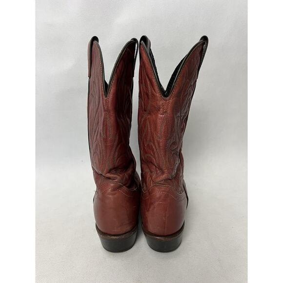 Laredo Mens Style 4m7021 Red Leather Western Boots Sz 10 1/2 D main image 10